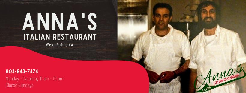 Anna's Italian Restaurant - West Point